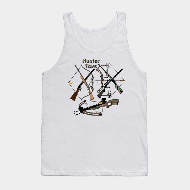 Hunter Toys, hunting, archery, weapons, hunter gifts Tank Top by sandyo2ly